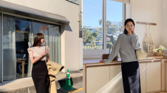 Diện chân váy đen theo 12 cách này, nàng công sở không lo bị già hay nhàm chán