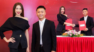 Hoa hậu Thùy Tiên xuất hiện cạnh 1 YouTuber nổi tiếng đúng dịp Valentine, dân tình lập tức 'đẩy thuyền'