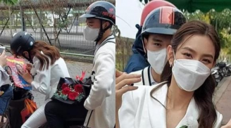 'Xả vai' Hoa hậu sang chảnh, Thùy Tiên chạy show bằng xe máy, còn phục vụ cả trợ lý