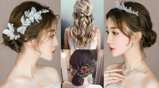 10 kiểu tóc cô dâu đơn giản mà đẹp giúp nàng tỏa sáng trong ngày trọng đại