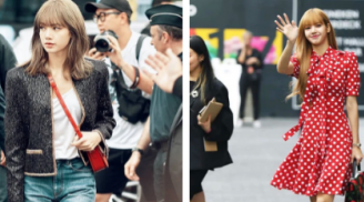 Mỹ nhân Hàn đi fashion week nước ngoài, đến Lisa cũng có lúc bị chê sến rện