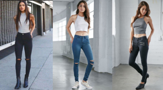 5 cách mix quần skinny jeans tôn dáng, 'hack chân dài' đỉnh cao