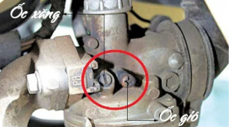 Chỉ cần điều chỉnh nút này trên xe máy giúp bạn tiết kiệm được tiền xăng, không phải đàn ông cũng làm được
