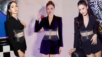 3 người đẹp Việt cùng diện một mẫu đầm khoe eo: Anh Thư U40 vẫn 'chặt đẹp' đàn em
