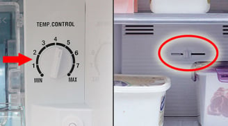 Tủ lạnh có 2 nút điều chỉnh, làm đúng giúp tiết kiệm một nửa tiền điện, dùng chục năm không hỏng
