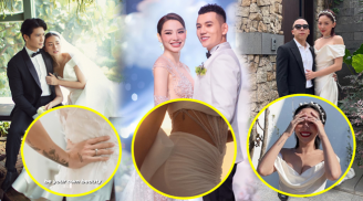 Mỹ nhân Việt tự tin diện váy cưới gợi cảm khoe khéo hình xăm đầy cá tính