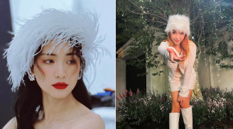 Mỹ nhân Việt lăng xê mũ lông trắng: Hòa Minzy như công chúa tuyết, Phạm Hương mix match độc lạ