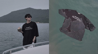 Sơn Tùng gây tranh cãi với hành động ném chiếc áo có tên MV bị phạt xuống biển