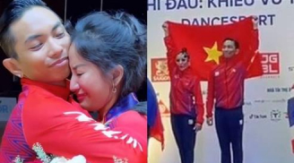 Khánh Thi bật khóc nức nở khi Phan Hiển chính thức giành HCV tại SEA Games 31