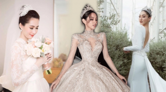 Dàn hậu đọ sắc với váy cưới: Thùy Tiên như nữ hoàng, Tiểu Vy lộng lẫy
