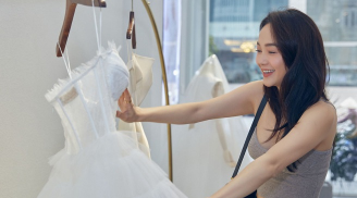 Hậu trường Minh Hằng đi thử váy cưới, nhìn ánh mắt hạnh phúc ai cũng ngưỡng mộ