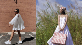 6 thiết kế váy trắng không bao giờ lỗi mốt đáng được đầu tư nhất trong mùa hè này