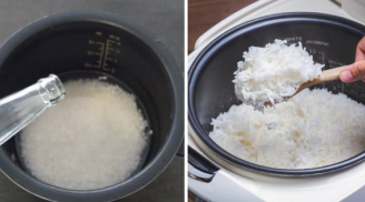 Nấu cơm đừng chỉ dùng nước lã: Thêm thứ này cơm thơm dẻo, lâu thiu dù trời oi nóng