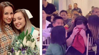Con gái cố ca sĩ Phi Nhung bật khóc trong đêm nhạc tưởng nhớ mẹ