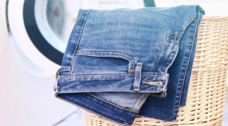 Giặt quần jeans đừng dùng xà phòng, ngâm với thứ này mới không bị phai màu