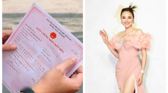 Xôn xao hình ảnh đăng kí kết hôn của Hoa hậu Diễm Hương và chồng thứ ba, chính chủ phản ứng ra sao?