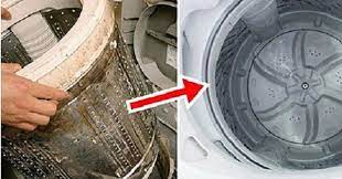 Máy giặt dùng lâu tích đầy cặn bẩn: Lấy 4 thứ này để vệ sinh lồng máy sạch bong, không cần gọi thợ