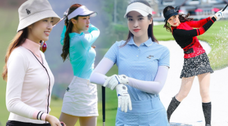 Đỗ Mỹ Linh và phong cách thời trang đi chơi golf vô cùng đẹp mắt, chưa từng trùng lặp