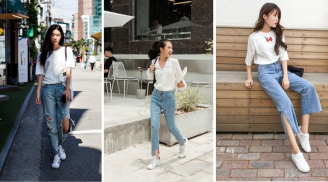 15 công thức diện quần jeans tối giản không bao giờ hết mốt
