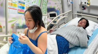 Bà xã Lê Dương Bảo Lâm nhập viện giữa đêm vì bệnh tật trước ngày lâm bồn khiến chồng lo lắng