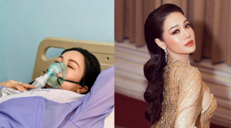 Nhật Kim Anh gây lo lắng với hình ảnh phải thở bình oxy