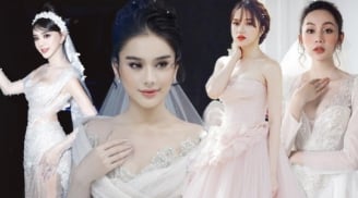 Mỹ nhân chuyển giới khoe sắc trong váy cưới: Lâm Khánh Chi U50 vẫn 'chặt đẹp' đàn em