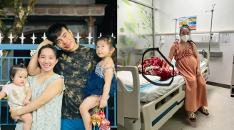 Lê Dương Bảo Lâm xót xa khi bà xã lại phải nhập viện, tự lái xe đến bệnh viện