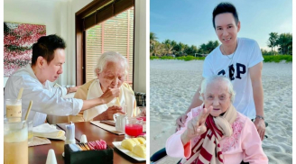 Lý Hải một tay chăm sóc từng li từng lí cho mẹ 96 tuổi khi đưa bà đi du lịch xa