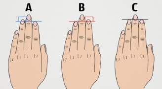 Trắc nghiệm: Độ dài ngón tay tiết lộ điều gì về tính cách, vận mệnh của bạn?