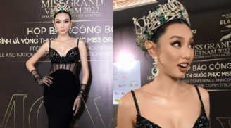 Hoa hậu Thùy Tiên ngỡ ngàng khi bất ngờ bị yêu cầu đi lại thảm đỏ