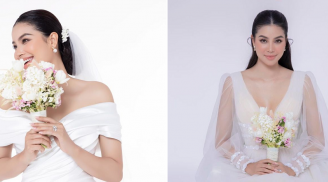 Cô dâu đầu tư nhất Vbiz gọi tên Phạm Hương: 'Nhá hàng' sương sương đã 6 chiếc váy cưới lộng lẫy
