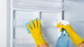 Lau tủ lạnh dùng nước lã không sạch: Lấy thứ này lau là hết mọi vết bẩn, sạch vi khuẩn