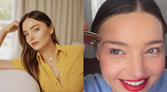 'Thiên thần nội y' Miranda Kerr chỉ dùng 2 chiếc thìa để trang điểm mà vẫn có được đôi mắt long lanh