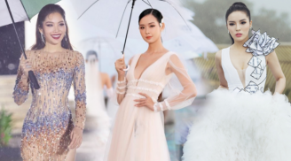 Những màn catwalk dưới mưa đẹp 'thần sầu' của mỹ nhân Việt: Kỳ Duyên được khen hết lời