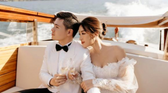 Đỗ Mỹ Linh tung ảnh cưới với thiếu gia nhà bầu Hiển, chính thức xác nhận kết hôn