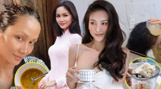 Các nàng Hậu Việt bật mí công thức chăm sóc tóc khỏe và suôn mượt bằng toàn nguyên liệu nhà bếp