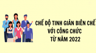 Chế độ tinh giản biên chế mới nhất với công chức, viên chức từ năm 2022