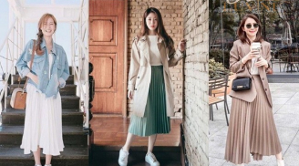 5 kiểu chân váy dài vừa tôn dáng vừa giữ ấm ngày Xuân chị em nên ghim lại ngay