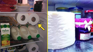 Đặt cuộn giấy vệ sinh vào tủ lạnh điều kỳ diệu sẽ xảy ra: Công dụng quý cần thiết của nhiều gia đình