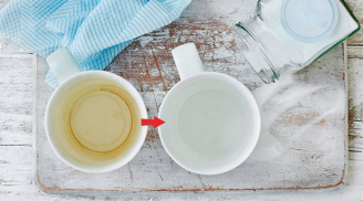 Cốc sứ, thủy tinh bị bám cặn ố vàng: Rửa bằng nước rửa bát chưa đủ, thêm thứ này là sạch bong