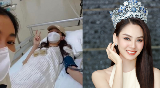 Hoa hậu Mai Phương gây lo lắng với hình ảnh nhập viện