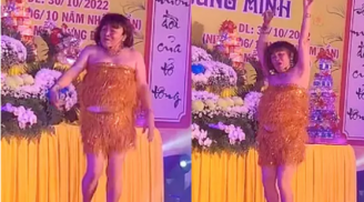 NS Xuân Hinh lên tiếng về hình ảnh giả gái với trang phục váy ngắn tại chùa