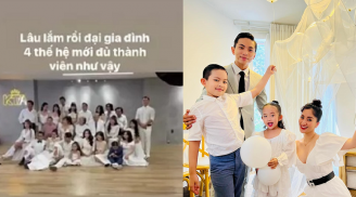 Phan Hiển khoe khoảnh khắc gia đình 4 thế hệ chụp ảnh trước thềm đám cưới của cặp đôi