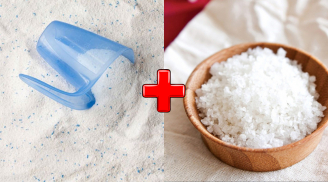 Trộn bột giặt với muối trắng: Lợi ích tuyệt vời, giúp tiết kiệm cả đống tiền mà không phải ai cũng biết
