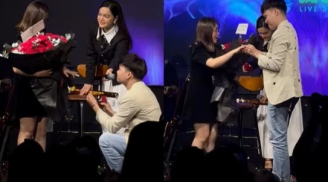 Phạm Quỳnh Anh bất ngờ gặp sự cố khi giúp fan hâm mộ cầu hôn bạn gái