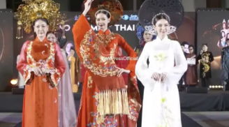 Hoa hậu Bảo Ngọc gây tranh cãi khi được xếp đứng giữa Thùy Tiên và Hà Kiều Anh