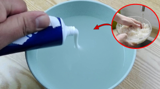 Hòa kem đánh răng với nước vo gạo: Giải quyết vấn đề nhà nào cũng gặp, không biết là quá phí