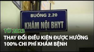 2 điều kiện để được hưởng 100% chi phí khám bệnh năm 2023