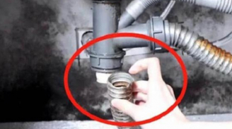 Đường ống nước bị tắc cứng, làm theo cách này giải quyết dễ dàng, không cần gọi thợ cho tốn kém