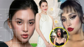 Tiểu Vy mỗi lần trang điểm đậm lại trở thành thảm họa, gương mặt tỷ lệ vàng cũng bị dìm thảm hại